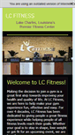 Mobile Screenshot of lakecharlesfitness.com